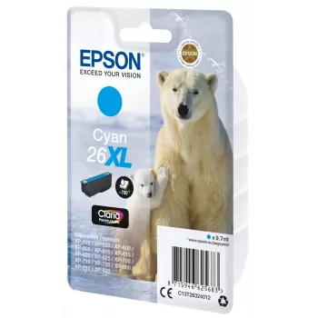Epson 26XL žydra Claria Premium kasetė – didelės talpos originalas