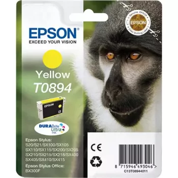 Epson Monkey Singlepack Geltona T0894 DURABrite Ultra rašalo kasetė