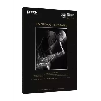 Epson Traditional Photo Paper – tradicinis fotografinis popierius, A3+, 330 g/m², 25 lapų