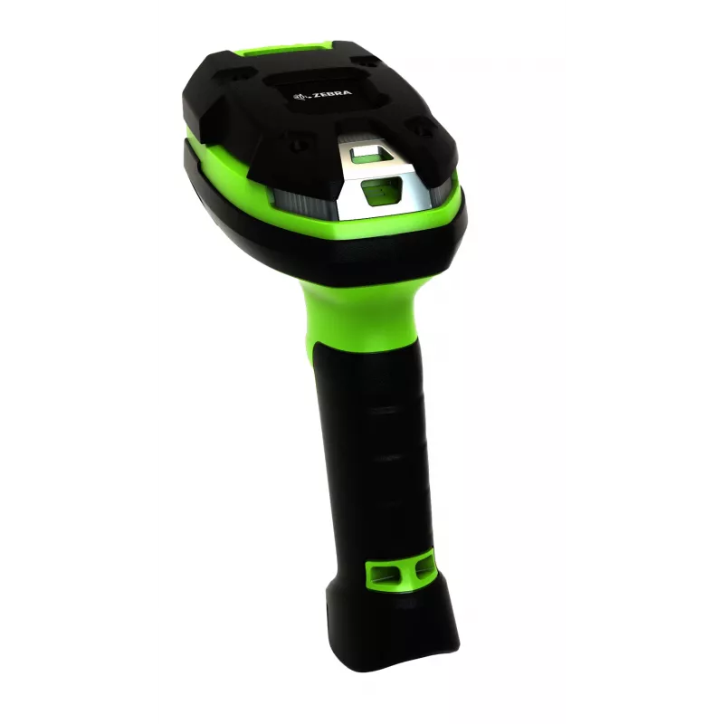 Rankinis brūkšninių kodų skaitytuvas Zebra LI3608-ER 1D juodas/žalias