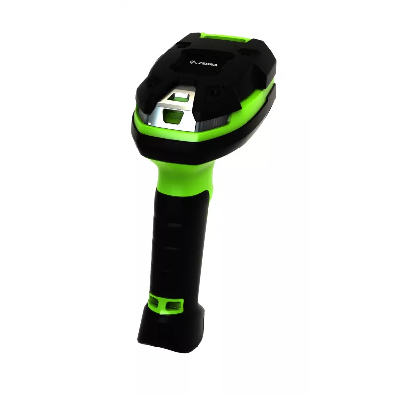 Rankinis brūkšninių kodų skaitytuvas Zebra LI3608-ER 1D juodas/žalias
