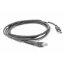 Zebra CBA-U21-S07ZBR nuoseklusis laidas, juodas, 2,1 m, USB / EAS
