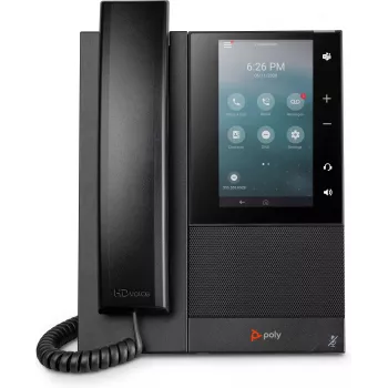 HP Poly CCX 500 verslo medijos telefonas su Open SIP ir PoE
