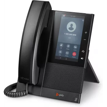 HP Poly CCX 500 verslo medijos telefonas su Open SIP ir PoE