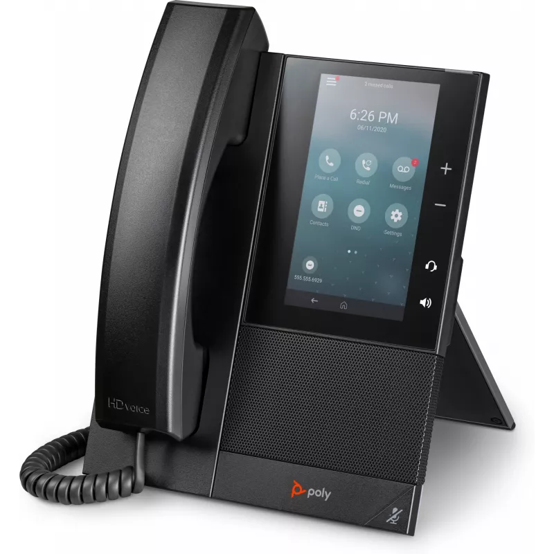 HP Poly CCX 500 verslo medijos telefonas su Open SIP ir PoE