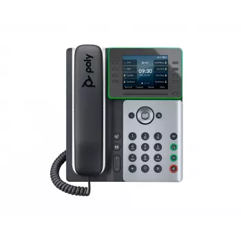 IP telefonas HP Poly Edge E300 su PoE, IPS ekranu