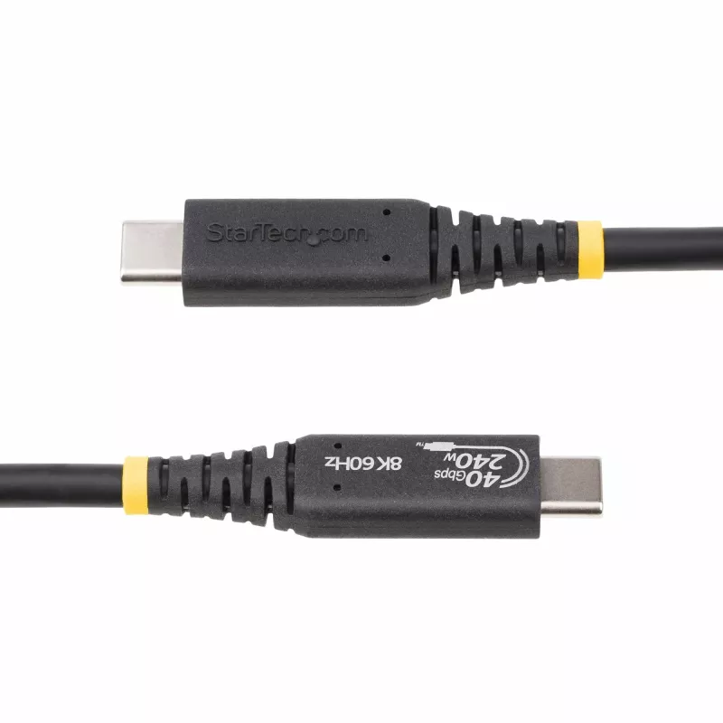 StarTech.com USB4 laidas, USB-C, 0,5 m, 40 Gbps, 240 W, 8K 60 Hz