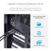 StarTech.com 5 prievadų USB PCIe kortelė, USB 3.2 10Gbps, PCI Express kortelė su 4x USB-C prievadais, 1x vidiniu USB-A prievadu, USB PCIe valdiklio kortelė, Windows/macOS/Linux