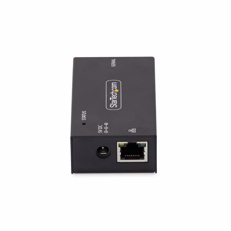 StarTech.com 1 prievado nuosekliojo prievado į Ethernet adapteris, IP nuosekliųjų įrenginių serveris nuotoliniams RS232 įrenginiams, montuojamas ant sienos/DIN bėgio, metalinis korpusas, RJ45 LAN į DB9 nuoseklųjį keitiklį