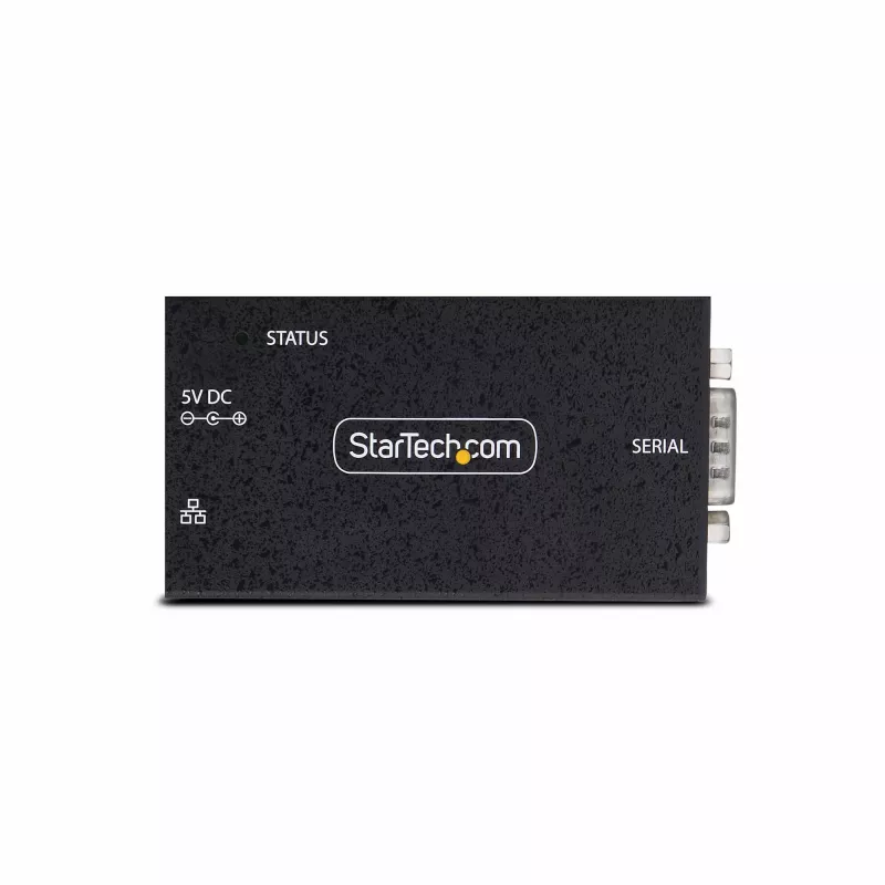 StarTech.com 1 prievado nuosekliojo prievado į Ethernet adapteris, IP nuosekliųjų įrenginių serveris nuotoliniams RS232 įrenginiams, montuojamas ant sienos/DIN bėgio, metalinis korpusas, RJ45 LAN į DB9 nuoseklųjį keitiklį