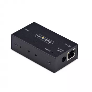 StarTech.com 1 prievado nuosekliojo prievado į Ethernet adapteris, 802.3af PoE IP nuosekliojo įrenginio serveris nuotoliniams RS232 įrenginiams, montuojamas ant sienos/DIN bėgio, RJ45 LAN į DB9 nuosekliosios sąsajos keitiklis, TAA