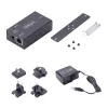 StarTech.com 1 prievado nuosekliojo prievado į Ethernet adapteris, 802.3af PoE IP nuosekliojo įrenginio serveris nuotoliniams RS232 įrenginiams, montuojamas ant sienos/DIN bėgio, RJ45 LAN į DB9 nuosekliosios sąsajos keitiklis, TAA
