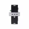 StarTech.com 4 prievadų nuosekliojo prievado į Ethernet adapteris, IP nuosekliojo prievado įrenginių serveris nuotoliniams RS232 įrenginiams, montuojamas ant sienos/DIN bėgio, metalinis korpusas, RJ45 LAN į DB9 nuoseklųjį keitiklį