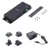 StarTech.com 4 prievadų nuosekliojo prievado į Ethernet adapteris, IP nuosekliojo prievado įrenginių serveris nuotoliniams RS232 įrenginiams, montuojamas ant sienos/DIN bėgio, metalinis korpusas, RJ45 LAN į DB9 nuoseklųjį keitiklį