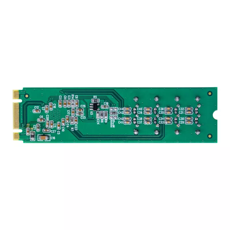 StarTech.com 4 prievadų M.2 į SATA adapterio kortelė, M.2 PCIe 3.0 į SATA HDD/SSD plėtimosi kortelė, ASM1064 mikroschema, M.2 NVMe į 4x HDD/SSD, skirta Windows/macOS/Linux