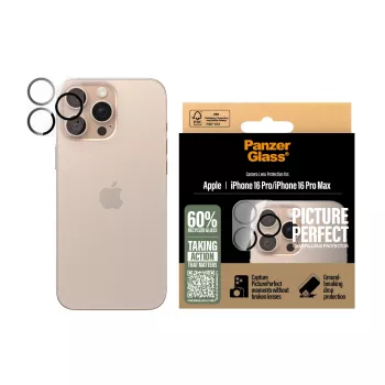 PanzerGlass ® PicturePerfect fotoaparato objektyvo apsauga iPhone 16 Pro | 16 Pro Max