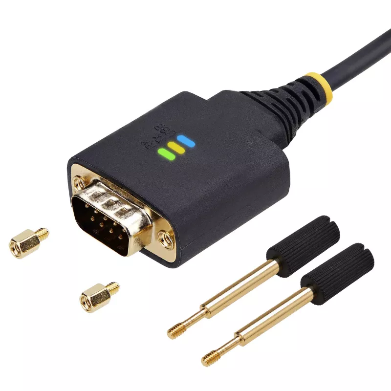 StarTech.com USB į RS232 adapterio laidas, 2 m, USB-A į DB9, FTDI, COM išlaikymas, ESD apsauga