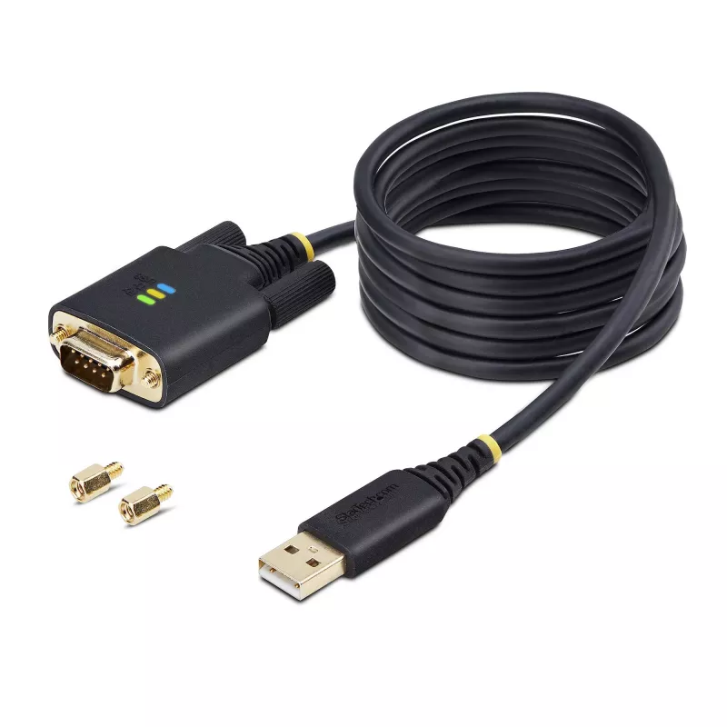 StarTech.com USB į RS232 adapterio laidas, 2 m, USB-A į DB9, FTDI, COM išlaikymas, ESD apsauga