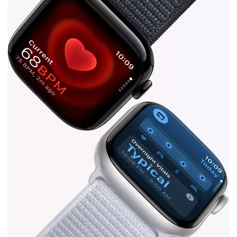 Išmanusis laikrodis Apple Watch Series 10 GPS + Cellular 46 mm auksinis titano korpusas su Starlight Sport Band dirželiu M/L