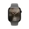 Išmanusis laikrodis Apple Watch Series 10 GPS + Cellular 46mm Natural Titanium korpusas su Stone Grey Sport dirželiu S/M