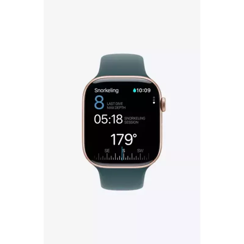 Išmanusis laikrodis Apple Watch Series 10 GPS + Cellular 46mm Natural Titanium korpusas su Stone Grey Sport dirželiu S/M