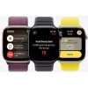 Išmanusis laikrodis Apple Watch Series 10 GPS + Cellular 46mm Natural Titanium korpusas su Stone Grey Sport dirželiu S/M