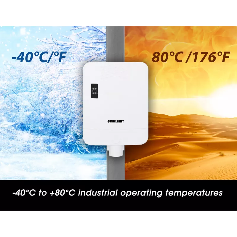 Intellinet 509220 tinklo jungiklis 5 Gigabit Ethernet prievadai PoE