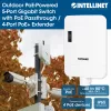 Intellinet 509220 tinklo jungiklis 5 Gigabit Ethernet prievadai PoE
