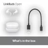 Belaidės ausinės Sony LinkBuds Open WFL910W — Bluetooth, 20–20000 Hz, 10 m atstumas, baltos