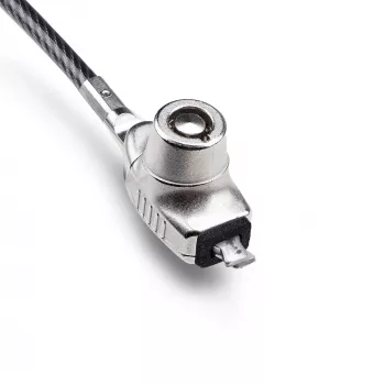 StarTech.com plonas spyna, suderinama su Noble Wedge® lizdu, 1,5 m fiksavimo kabelis, apsauga nuo vagystės nešiojamam kompiuteriui, pjovimui atsparus plieninis kabelis, raktinė spyna