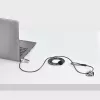 StarTech.com Slim Lock Nano Slot belaidis užraktas, 2 m, plieninis kabelis, 4 skaitmenų kodas