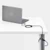 StarTech.com Slim Lock Nano Slot belaidis užraktas, 2 m, plieninis kabelis, 4 skaitmenų kodas