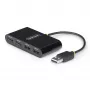 StarTech.com ST4200MINI2-USB-HUB USB 2.0 jungtis 480 Mbit/s juoda