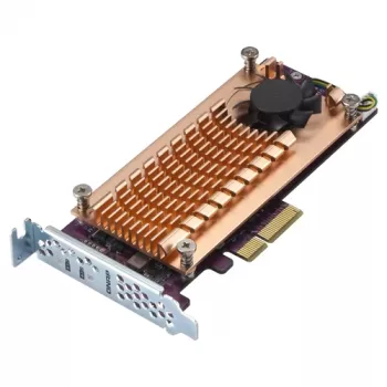 QNAP QM2-2P-244A PCIe plokštė su dviem M.2 lizdais NVMe SSD