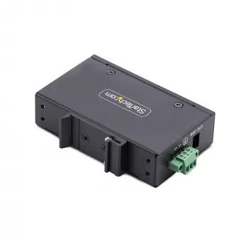 StarTech.com 5 prievadų nevaldomas pramoninis tinklo jungiklis, 100/1000 Ethernet, DIN bėgelio/sieninis montavimas, tvirtas IP30 gigabitinis jungiklis, -40°F-167°F, 9~60V DC, TAA atitinkantis