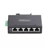 StarTech.com I51G-ETHERNET-SWITCH 5 prievadų nevaldomas pramoninis Gigabit Ethernet komutatorius, 10/100/1000, DIN bėgeliui ar sienai, IP30, -40…75 °C (-40–167 °F), DC, TAA