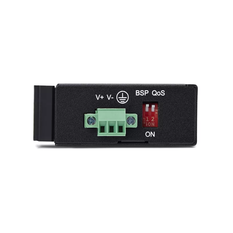 StarTech.com I51G-ETHERNET-SWITCH 5 prievadų nevaldomas pramoninis Gigabit Ethernet komutatorius, 10/100/1000, DIN bėgeliui ar sienai, IP30, -40…75 °C (-40–167 °F), DC, TAA