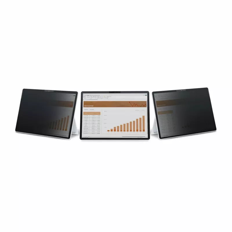 StarTech.com 4 krypčių 12,3 col. Surface Pro 4/5/6/7/7+ privatumo ekrano filtras, portretinis/peizažinis, liečiamas, +/- 30° kampas, mėlynos šviesos mažinimas, matinis paviršius