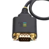 StarTech.com 1ft (30cm) USB į RS232 adapterio laidas, COM išlaikymas, keičiamos veržlės/varžtai, USB-A į DB9 RS232, FTDI IC, apsauga nuo ESD, Windows/macOS/Linux