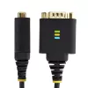 StarTech.com 1ft (30cm) USB į RS232 adapterio laidas, COM išlaikymas, keičiamos veržlės/varžtai, USB-A į DB9 RS232, FTDI IC, apsauga nuo ESD, Windows/macOS/Linux