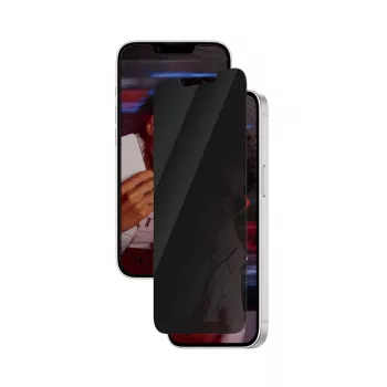 PanzerGlass SAFE.® privatumo ekrano apsauga iPhone 17e | 16e | 14 | 13 | 13 Pro | Ultra-Wide Fit su EasyAligner