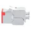 Intellinet 791311 Keystone modulis, plokščias, raudonas, RJ-45