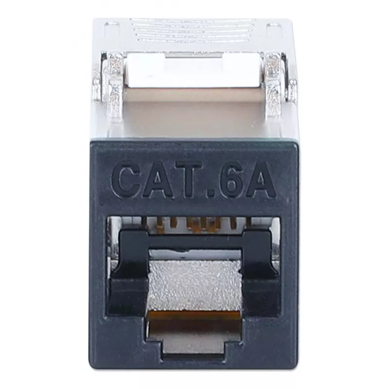 Intellinet 791298 Cat6a 10G ekranuotas keystone modulis, juodas