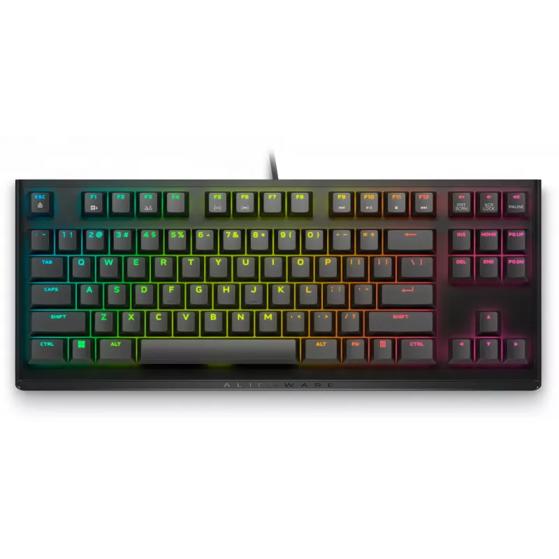 Klaviatūra Alienware AW420K USB Juoda TKL 545-BBDY Dell