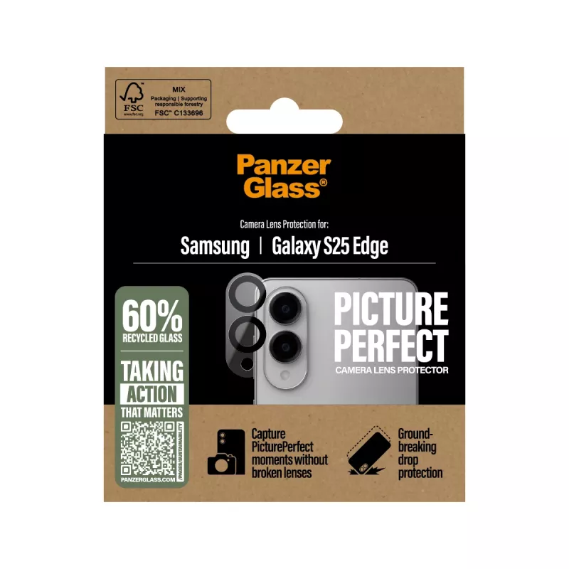 PanzerGlass apsauginis fotoaparato lęšių stikliukas, Samsung Galaxy S25 Edge