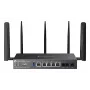 TP-Link Omada DR3650V-4G belaidis maršrutizatorius Gigabit Ethernet Dviejų juostų (2,4 GHz / 5 GHz) Juoda
