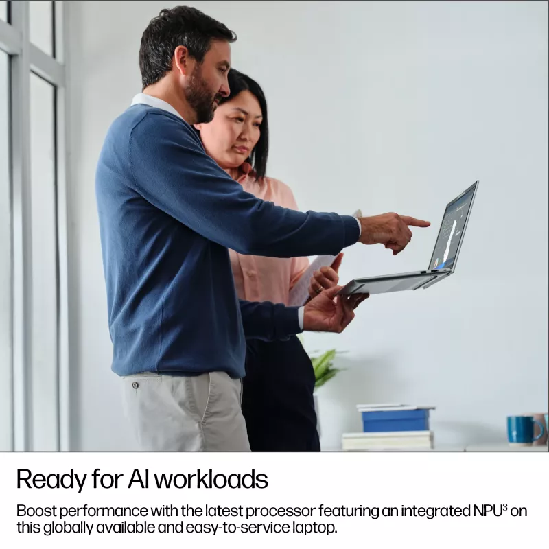 HP EliteBook 6 G1a AI PC AMD Ryzen™ 7 250 nešiojamas kompiuteris 40,6 cm (16 colių) WUXGA 32 GB DDR5-SDRAM Wi-Fi 7 (802.11be) Windows 11 Pro sidabrinis