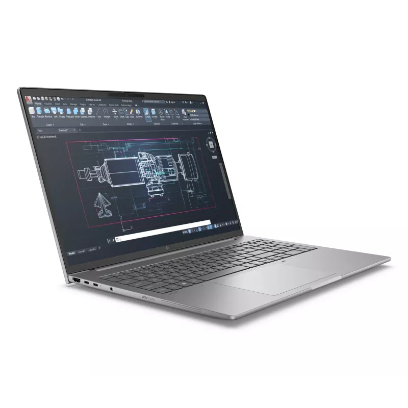 HP ZBook 8 G1i nešiojamas kompiuteris Intel Core Ultra 9 285H 40,6 cm (16 colių) WUXGA 64 GB DDR5-SDRAM Wi-Fi 7 (802.11be) Windows 11 Pro AI PC