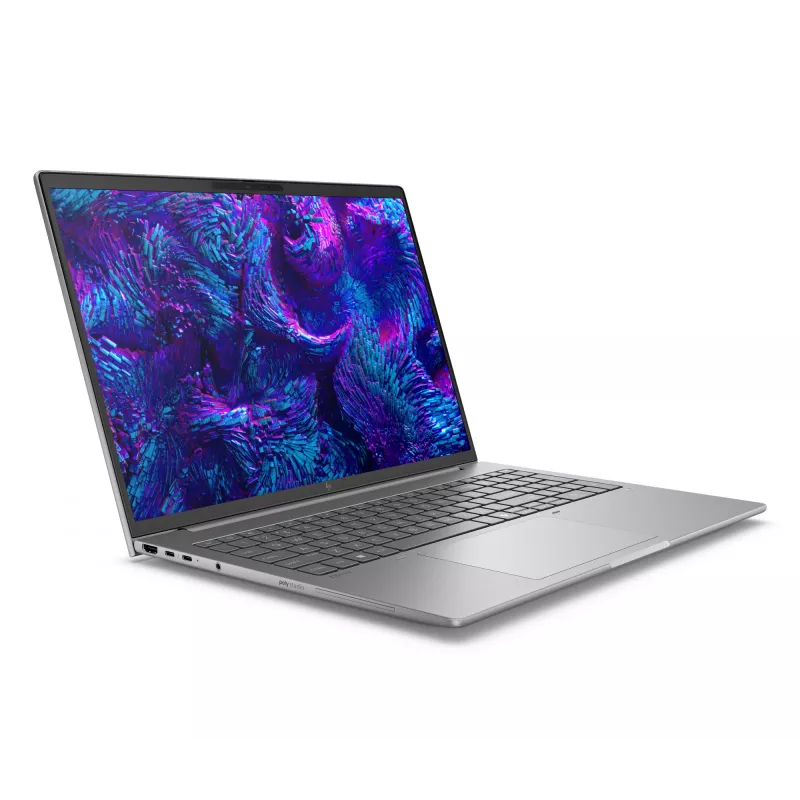 HP ZBook 8 G1i 16 A3ZT6ET verslo nešiojamas kompiuteris, Intel Core Ultra 7 255H, 16 colių WUXGA, 32GB DDR5, 1TB SSD, NVIDIA RTX 500 Ada Generation 4GB, Windows 11 Pro, vokiška QWERTZ klaviatūra