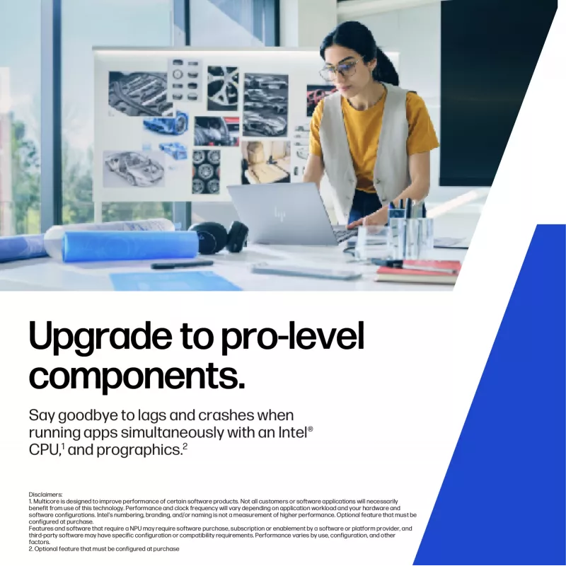 Mobilioji darbo stotis HP ZBook 8 G1i — Intel Core Ultra 9 285H, 14 colių 2.5K (2560x1600), 64 GB DDR5, 1 TB SSD, Intel Arc, Windows 11 Pro, sidabrinė